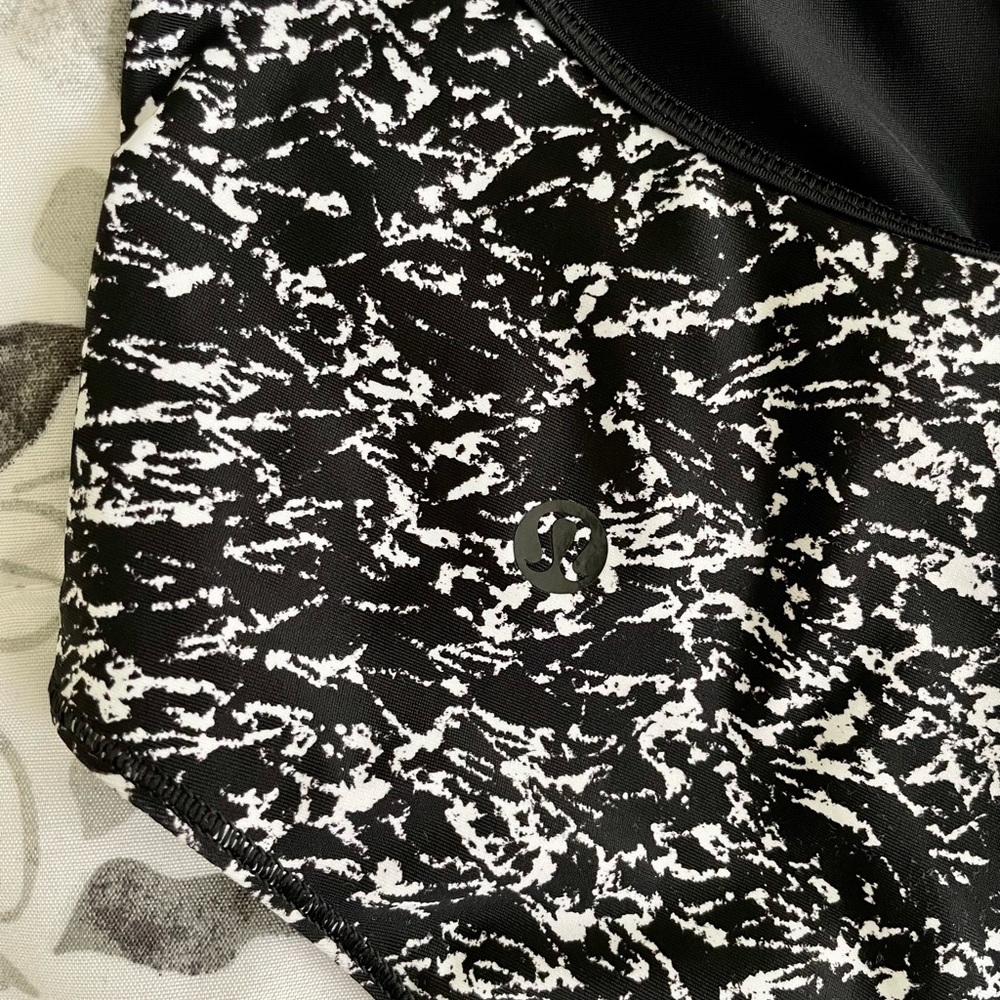 Rare LIKE NEW Lululemon cutout one piece swim suit with tie detail in back. - Picture 5 of 5